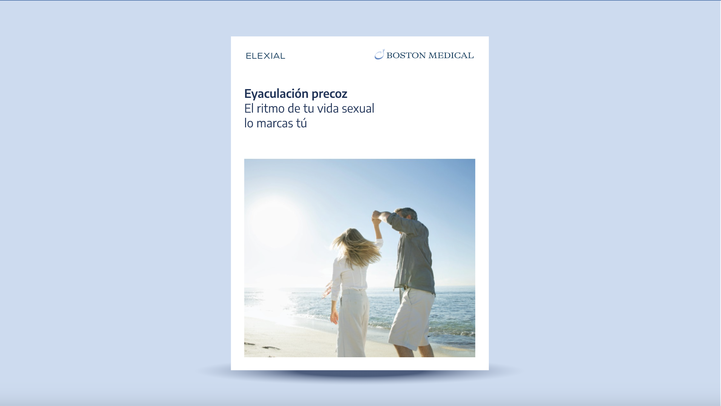 Imagen de un folleto de eyaculación precoz